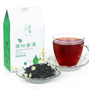才者 荷叶普洱茶 云南普洱茶叶熟茶花茶 散茶 保健茶 特产 云南特产 50克 盒读后感 评论